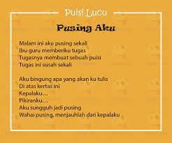 Betapa pentingnya guru hingga bisa menjadi bagian penting dalam kata bijak kehidupan. Seorang Murid Biasanya Membuat Puisi Lucu Untuk Guru Saat Mendapatkan Tugas Dari Bapak Atau Ibu Guru Dalam Mata Pelajaran Bahasa Indonesia Ta Lucu Puisi Guru