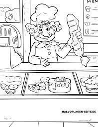Visit our website to see or print baker coloring page. Tolle Malvorlage Backer Berufe Kostenlose Ausmalbilder