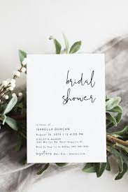 This Bridal Shower Invitation Template Features A Modern Minimalist Bridal Shower Invitations Diy Minimalist Bridal Shower Bridal Shower Invitations Printable