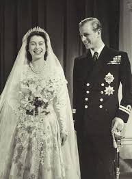 Princess elizabeth's bridal gown by sir norman hartnell photo (getty) from: 70 Facts About The Queen S Wedding Royal Uk