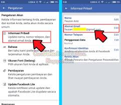 Ubah Hapus Email Utama Fb Cara Mengganti Email Facebook Di Hp Cara Daftar Buat Bikin Baru