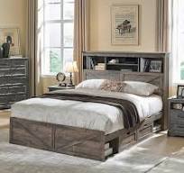 Amazon.com: ACCOHOHO Marco de cama de madera de tamaño ...