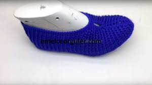 Cukur Modeli Patik Yapimi Emelce Orguler Orgu Modelleri Orgu Videolari Orgu Ornekleri Patikler Terlik Model