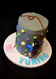 Well, i do only have one nephew! Rock Wall Party Happy Cake Baker