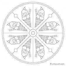 It is ideal for a calm evening. Summer Mandalas Summer Time Mandala Coloring Pages For Free
