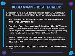 Maybe you would like to learn more about one of these? Keutamaan Sholat Tahajud Nu