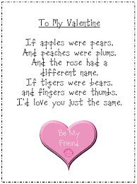 Grade Onederful Valentines Poems Valentines Day Poems Valentines Day Songs