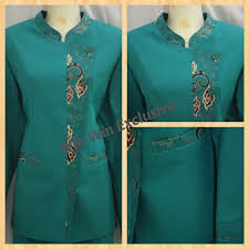 Gamis simple polos memiliki peminat yang jumlahnya tidak sedikit, karena karakter gamis. Jual Model Baru Setelan Seragam Baju Blazer Kerja Kantor Wanita Hijau Tosk Kota Surakarta Putra Dasarata Tokopedia