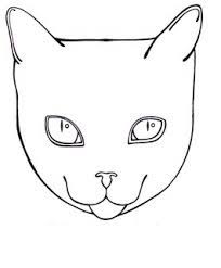 You are viewing some cat face sketch templates click on a template to sketch over it and color it in and share with your family and friends. Cat Face Coloring Page Coloringme Com