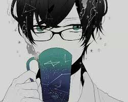 Anime Boy Blue Green Eyes Glasses Cute Anime Glasses Boy Anime Guys With Glasses Anime