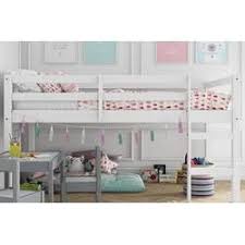 Aime Loft Bed With Bookcase Low Loft Beds Twin Loft Bed Loft Bed