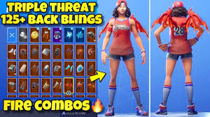 21 epic fortnite cosplay costume ideas the costume rag. Returned Triple Threat Skin Showcased With 125 Back Blings Fortnite Br Triple Threat Combos Youtube