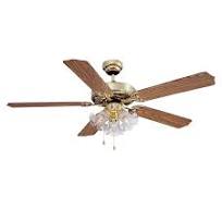 Boston Harbor Ceiling Fan Light Kit, 3-Speed, 5-Blade, 52 in Sweep