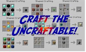 Build a lush green forest using custom trees to make it look like the amazon rainforest. Download Craft The Uncraftable Mod 1 13 1 12 2 1 11 2 Allows You To Craft Things That Don T H Minecraft Crafting Recipes Minecraft Crafting Crafting Recipes