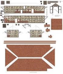 Ferme Bressane Ebauche Paper Houses Paper Models Paper Structure