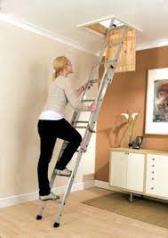 Youngman Deluxe 3 Section Aluminium Loft Ladder Wickes Co Uk Loft Ladder Attic Rooms Attic Flooring