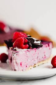 If you have trouble cutting this raspberry cheesecake, try it with dental floss or fishing line. Vegan Raspberry Cheesecake With Oat Crust Gluten Free Emilie Eats