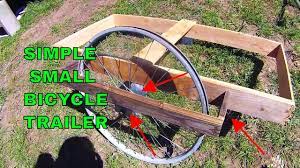 Can you make a bike trailer out of pvc pipe? Simple Bicycle Trailer Build My Design Youtube