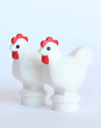 Lego City 2 White Chickens Farm In 2020 Lego Lego City Chicken Farm