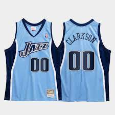 We have the official jazz jerseys from nike and fanatics authentic in all the sizes, colors, and styles you need. Jordan Clarkson 00 Utah Jazz Hardwood Classics Blue Jersey