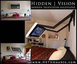 The construction and diy part about the bed is well engineered, and one can assemble it without trouble or assistance. Extends Your Tv Over Your Bed Then Folds Back To The Wall Where The Tv And Mount Are Completely Hidden By The Picture Frame Home Mounted Tv Hidden Tv
