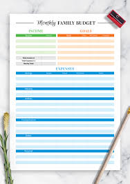 If you get paid weekly, you can base your budget on 4 weeks. Printable Budget Templates Download Pdf A4 A5 Letter Size