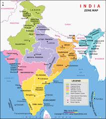 Zonal Map India