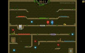 In this chapter, our heroes are in a temple and trying to reach exit doors by overcoming obstacles which are created specially. Fireboy And Watergirl 5 Spiele Fireboy And Watergirl 5 Online Auf Silvergames