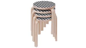 Both are in great condition with minimal wear and patina. Supreme Unveils Chequerboard Edition Of Artek S Iconic Aalto Stool 60