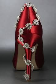 For Serious I Want Wedding Shoes Red Platform Peeptoes Silver Rhinestone Detail On Heel On Etsy 246 75 Wedding Shoes Heels Me Too Shoes