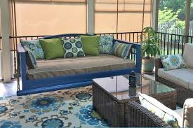 Bright And Cheery Sunroom This Sunbrella Daybed Mattress Cover Is Perfect For A Busy Family Area Porch Swing Outdoor Daybed Cushion Bed Swing