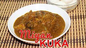 The soup is made from powdered baobab leaves and dried okra. Miyan Kuka Baobab Leaves Soup Flo Chinyere Youtube
