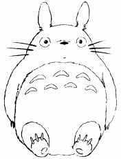 Image Result For Totoro Coloring Sheets Totoro Drawing Totoro Art Studio Ghibli Art