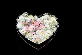 Maybe you would like to learn more about one of these? A Flower Box In The Shape Of A Heart Stock Photo Image Of Frontal Arrangement 175090598
