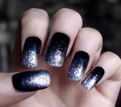 Black And Silver Ombre Nail Designs Nanu Nanu Ombre Nails Ombre Nails Ombre Nails Glitter Nails