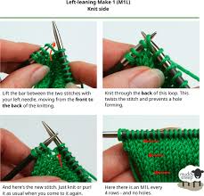 Boatneck, cable, lace, seamed, sideways. Increases Make 1 Left Right Knit Side Purl Side With Hole No Hole Muddy Sheep Knitting Increase Knitting Stitches Tutorial Knitting Tutorial