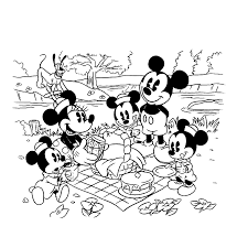 Disney characters coloring pages coloringages disney characters outstanding cute cartoon for adults. Mickey En Minnie Mouse Kerst Kleurplaat Novocom Top