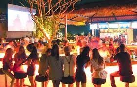 Sky garden rooftop lounge blends poolside bliss with signature cocktails, shisha, and delicious food. Sky Garden Rooftop Lounge Legian Bali Rooftop Lounge Bali Nightlife Sky Garden