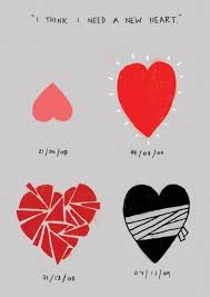 I Think I Need A New Heart Heart Illustration New Heart Wit And Delight