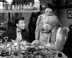 James Stewart As George Bailey Having Dinner With His Parents In The Movie It S A Wonderful L Wonderful Life Movie It S A Wonderful Life Its A Wonderful Life