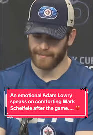 Mark Scheifele Grabbing Jersey Crying