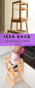 Learning Tower Selbst Bauen Unsere Anleitung Aus Ikea Mobeln Ikea Hocker Lernturm Ikea Diy Lernturm