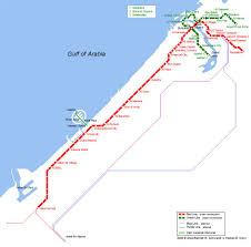 Dubai is a territory of uae. Dubai City Metro Map Dubai Uae United Arab Emirates Asia Mapsland Maps Of The World