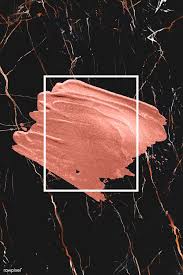 Aesthetic Black And Gold Marble Background Download Premium Vector Of Metallic Orange Paint With A White Frame On A Black Marble Background Marble Background Instagram Wallpaper
