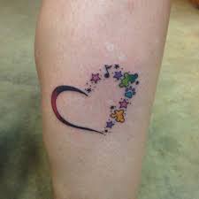 Autism puzzle piece tattoo for men. Autism Tattoos