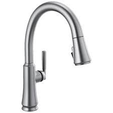 Meets standards set by americans with disabilities act. Delta 9179 Ar Dst Arctic Stainless Coranto 1 8 Gpm Single Hole Pull Down Kitchen Faucet With Magnetic Docking Spray Head And Shieldspray Faucet Com