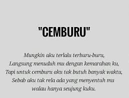 Dengan usaha yang merupakan mujahadah melalui jalan yang allah redha, berkat doa yang menjadi senjata muslim, dan tawakal sebagai bukti pergantungan harap yang tidak berbelah bahagi kepada. Tahukah Anda Bahawa Cemburu Melampau Adalah Satu Penyakit