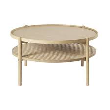 Table Basse Ronde Double Plateau Okinawa Maisons Du Monde Coffee Table Round Coffee Table Coffee Table Vintage