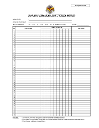 Download borang laporan semakan buku latihan murid. Borang Semakan Buku Kerja Murid Hapizah Haron Academia Edu