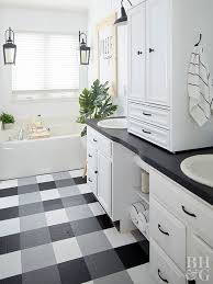 Replacing linoleum involves removing it and installing new flooring. Buffalo Check Floor Better Homes Gardens